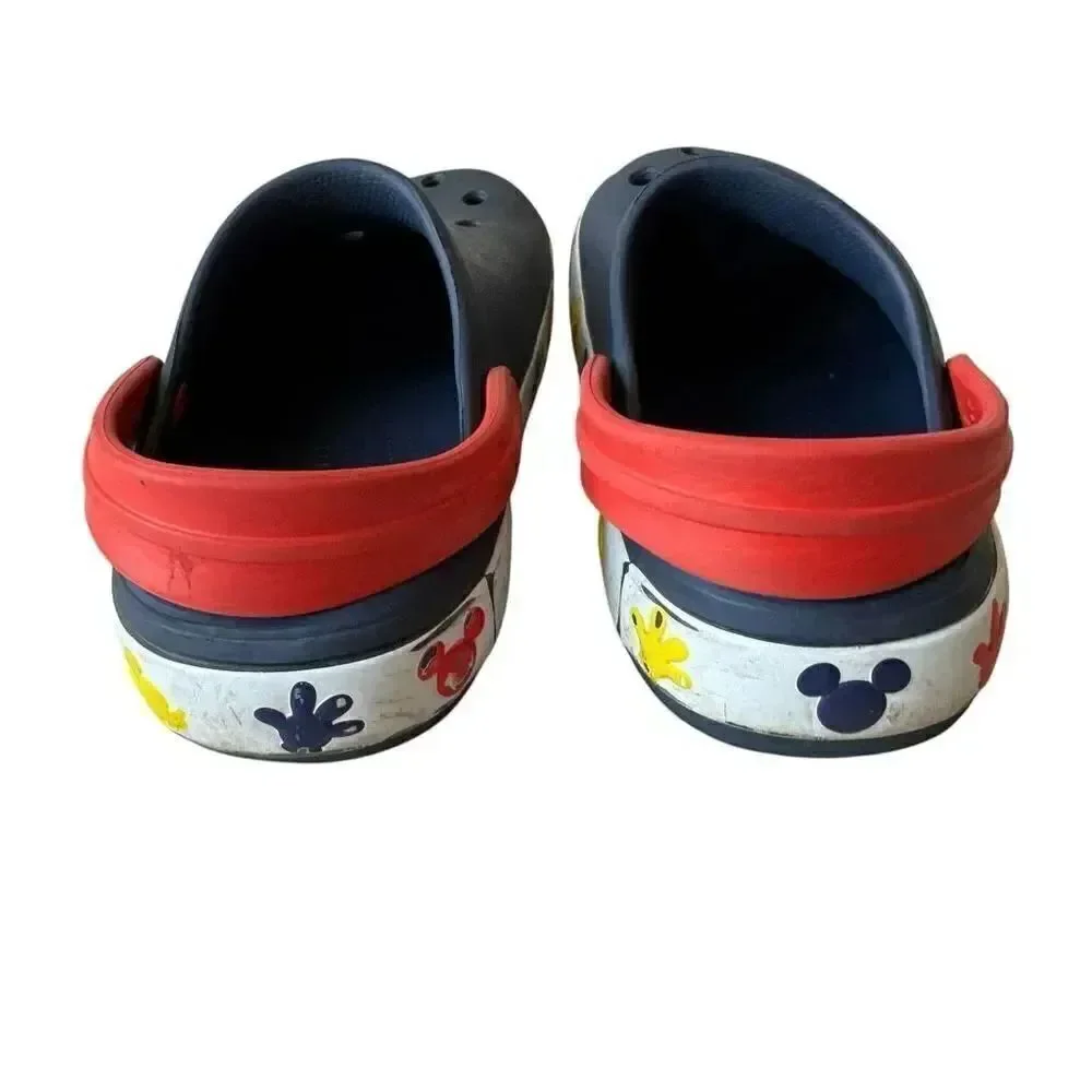 Crocs Unisex-Child Disney Mickey and Minnie Mouse Clogs, Light Up Shoes SZ 1